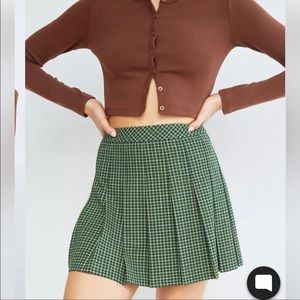 aritzia sunday best mini skirt size 0